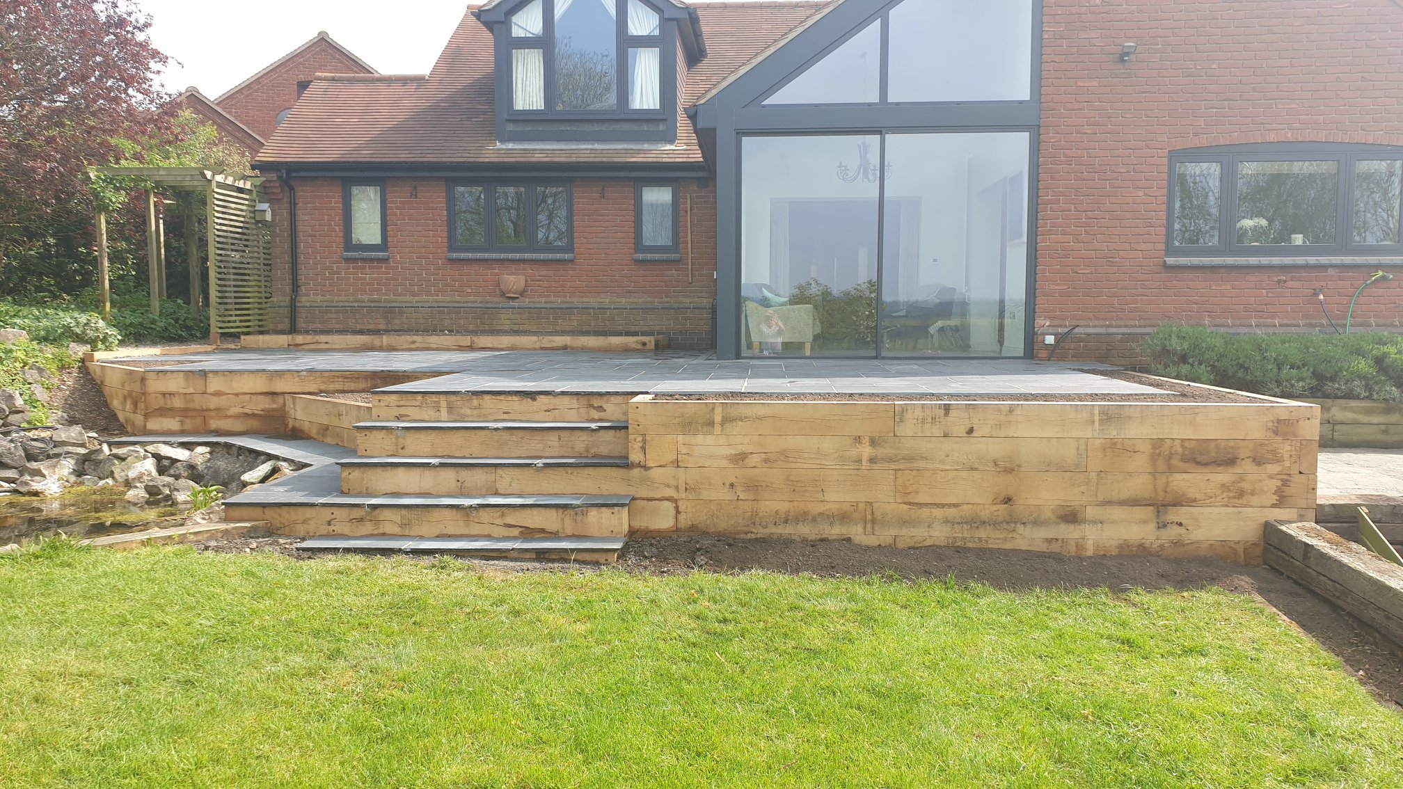 Another view of completed Garden renovation